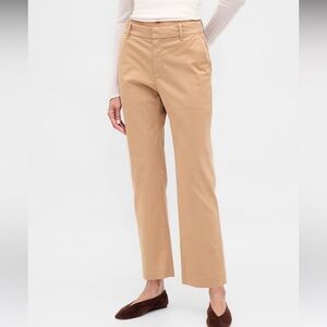 GAP Downtown Khaki Pants Women’s Size 6 Tall Mojave Tan Cotton Blend Preppy